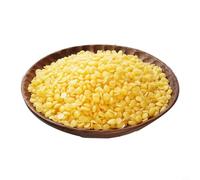 Lawnoval Pastillas de cera de abeja pura de 1 kg para hacer velas, cosméticos y pulimento de muebles, cera de abeja amarilla natural con ligera fragancia