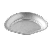 Lawnoval Plato de café de acero inoxidable, bandeja de almacenamiento multifuncional para aperitivos, frutas, postres, plato de salsa vintage, cuenco para servir resistente al óxido