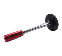 Lawnoval Pomo de palanca de cambios corto de aluminio ajustable 265mm E30 E36 E46 E34 E39 Z3 (rojo)
