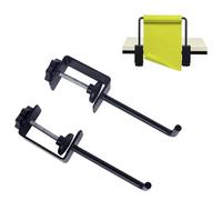 Lawnoval Portarrollos de papel de metal para manualidades, dispensador de mesa ajustable para dibujar, manualidades y embalaje, color negro