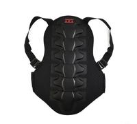 Lawnoval Protector de espalda de motocicleta de carreras con espuma EVA de alta densidad y carcasa de plástico PE, cinturón de cintura ajustable para seguridad de columna vertebral y cintura