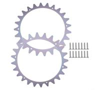 Lawnoval Puntas de tracción de acero inoxidable para cortacésped, piezas de cortacésped para Worx para modelos robóticos Landroid S/M
