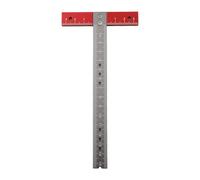 Lawnoval Regla cuadrada en forma de T, aleación de aluminio, 170 x 85 x 5 mm, para carpintería, proyectos pequeños, carpintería y dibujo de arquitectos