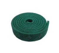 Lawnoval Rollo de estropajo de esmeril de 5,8 m para limpieza de cocina, ollas, platos, fregaderos y estufas, herramienta abrasiva de nailon para eliminación de óxido y pulido, verde, 10 cm x 5,8