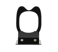 Lawnoval Soporte acrílico para altavoz JBL Clip 4 y Clip 5, soporte de escritorio antideslizante con base antideslizante, negro o transparente es negro