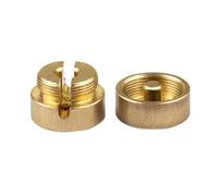 Lawnoval Supresor de silencio de tono de lobo violonchelo, eliminador de tubos de latón para tonos de lobo, dorado, 11 x 12 mm