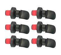 Lawnoval Tapón de botella de vino de alta calidad, para vino, cerveza, aceite, vinagre, tapas herméticas con junta, para tapa de prensa de plástico PP, 7 x 3,2 cm, negro