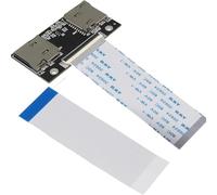 Lawnoval Tarjeta adaptadora de unidad de estado sólido, SDXC TF dual de 40 pines a CE ZIF SSD, compatible con 1 TB, diseño compacto de metal para equipos industriales