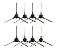 Lawnoval Taurus - Cepillos laterales de repuesto compatibles con Homeland Gyro RVCA1001B Robot Aspiradora, paquete de 8 accesorios de nailon de plástico duradero para una limpieza eficiente de