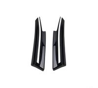 Lawnoval Tira de parrilla negra para parachoques delantero para Crosstrek para XV 2021-2023, moldura protectora decorativa ABS de 2 piezas