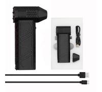 Lawnoval Ventilador turbo eléctrico de 180 W, 120000 rpm, soplador inalámbrico con velocidad ajustable para limpieza de teclado, cámara, coche y pelo de mascotas, color negro