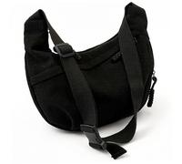 Lawnrden bolso de hombro para mujer|Bolso de hombro pequeño para mujer, bandolera, bola de masa de pana negra con correa ajustable para viajes diarios y uso informal