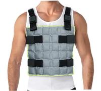 Lawnrden Ice Pack Vest with 72 Ice Cubes for Men & Women, Adjustable Cooling Vest for Motorcycle, Outdoor Work, Sports & Heat Relief, Gray