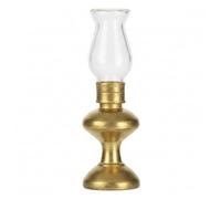 Lawnrden Mini Oil Lamp with Glass Shade- Vintage Dollhouse Lamp for 1 12 Scale Dollhouse Accessories, Realistic Miniature Decor