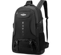 Lawnrden Mochila Impermeable 65L Mochila de Senderismo de Gran Capacidad para Hombres Mujeres de Senderismo de Viaje Portátil Ligera para Acampar al Aire Libre Escalada |.Viajar