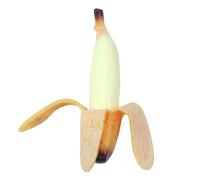 Lawnrden Squeezy Banana|Squeezy Banana Stress Toy Juguete Realista pelable para aliviar el estrés e inquietud, Amarillo