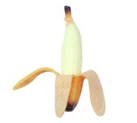 Lawnrden Squeezy Banana Stress Toy Realistic Peelable Squish Toy For Stress Relief & Fidgeting, Yellow