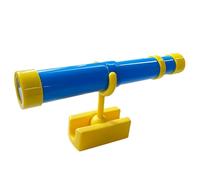 Lawnrden telescopio para niños|Telescopio para niños, Torre de Juego monocular de plástico Plegable para, Juguete Ajustable Azul Cielo para Aventuras al Aire Libre y en el Patio de Juegos