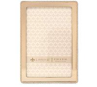 Lawrence 4x6 Gold Metal Picture Frame-Classic Bead Marco de Fotos, Dorado, 4 x 6