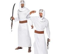 Lawrence De Arabia Disfraz para Hombre Disfraz Adulto Árabe Conjunto Mediano