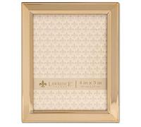 Lawrence Frames 4x5 Gold Metal Picture Frame-Classic Bevel Marco de Fotos, Dorado