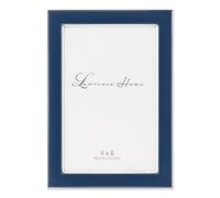Lawrence Frames 4x6 Navy Enamel Picture Frame Marco de Fotos, Metal, Azul, 4 x 6