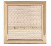 Lawrence Frames 5x5 Gold Metal Picture Frame-Classic Bevel Marco de Fotos, Dorado