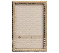 Lawrence Frames 713146 Metal con Efecto Martillo, Dorado, 4 x 6