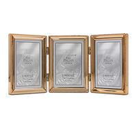 Lawrence Frames Classic Bead Marco de Fotos, Metal, Dorado, 3.5x5 Triple, 3