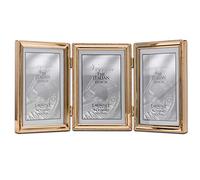 Lawrence Frames Classic Bead Marco de Fotos, Metal, Dorado, 4 x 6, 3