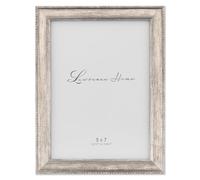 Lawrence Frames Marco de fotos Classic Bead 5x7, plateado