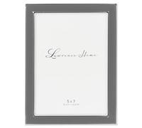Lawrence Frames Marco de fotos esmaltado pulido, 5x7, gris