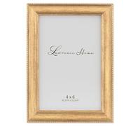 Lawrence Frames Marco de fotos, poliestireno, dorado, 4x6
