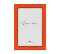 Lawrence Frames Metal Frame, Polished Enamel, Orange, 4x6