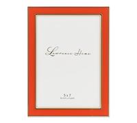 Lawrence Frames Metal Frame, Polished Enamel, Orange, 5x7