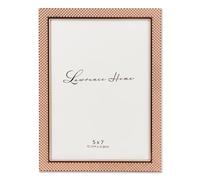 Lawrence Frames Royal Designs Marco de Fotos de Cobre con patrón de Lunares de 5 x 7 Pulgadas, Metal, metálico