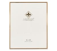 Lawrence Frames Simply Gold Metal Marco de Fotos, Dorado, 8 x 10