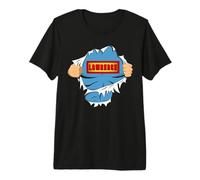 Lawrence Primer Nombre Superhéroe para Niños Llamado Lawrence Camiseta Premium