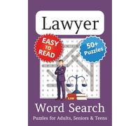 Lawyer Word Search Puzzle Book: Lawyer Themed Word Searches with Easy to Read Print | 6x9 inches, 110 pages | 50+ Puzzles