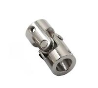 LAXALO 1 tornillo de rosca M3/M4, junta cardán de metal, conector de motor plateado, acoplador de eje universal for coche y barco RC.(8x5mm)