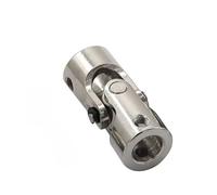 LAXALO 1 tornillo de rosca M3/M4, junta cardán de metal, conector de motor plateado, acoplador de eje universal for coche y barco RC.(6x4mm)