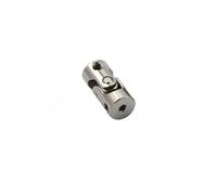 LAXALO Acoplador de eje plateado con junta cardán, tornillo M3/M4, acoplamiento universal de hierro, cardán for coche y barco RC(2.3x2.3mm)