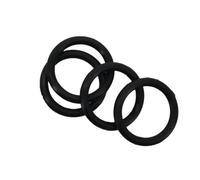 LAXALO Arandelas de junta en forma de O negras, 1 mm, 2 mm, 3,5 mm, 4 mm, anillos de sellado de silicona de grado alimenticio VMQ, 10 unidades(12mmx2.5mm)
