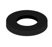 LAXALO Juntas tóricas de silicona, arandelas planas de caucho de silicona negro M2-M42 for plomería (10/20 piezas)(M16x30x2mm)