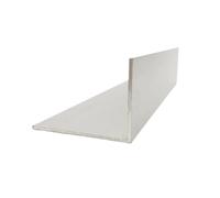 LAXALO Lámina de aleación de aluminio en forma de L desigual de 50 mm x 70 mm, perfil en L de aluminio for estructuras de edificios (1 pieza)(2MM*245MM)