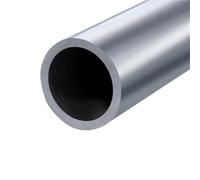 LAXALO Tubo hueco industrial de aluminio 6061 de 12-38 mm de diámetro exteri0r, tubo redondo de aluminio for trabajos en metal.(490 * 14 * 11MM)