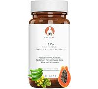 Laxante LAX+, Alivia el Estreñimiento Adultos 100% Natural & Vegano, Ablanda las Heces, Efectivo & Rapido con Papaya, Arraclan, Cardamo, Hinojo, Sena, Aloe & Plantago, Respaldado por Estudios Clínicos