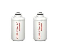 LAXARA® | Filtro de repuesto para grifo de ebullición del fabricante de refrescos Cube para Cube entregado antes de diciembre de 2021, Flex, Fusion, etc. | (Filtro de carbón activado-AC + filtro de f