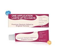 laxreheye Adhesivo Para Dentaduras | Fijación Y Fuerte De Larga Duración Con Sellado Hermético - Crema De Pegamento Para Dentaduras Fuerte | Para Adultos Parejas Amigos Mujeres Hombres Abuela Abuelo