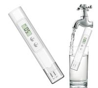 laxreheye Analizador De Calidad Del Agua - Medidor de Calidad de Agua Potable 0-9999 PPM | Instrumento de Prueba con Lectura Instantánea Precisa para Filtro Tanque Experimentos Caseros Camping